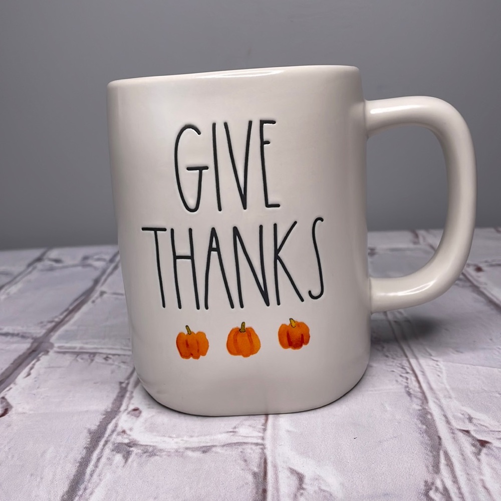 Rae Dunn GIVE THANKS Fall Mug